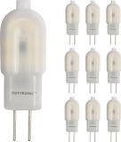 HOFTRONIC G4 LED Lampen 12V - 1,5 Watt 140lm - 2700K Warm wit licht - 10 stuks