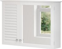 Vicco Riad Badkamerspiegelkast – 68 x 48 cm met 2 deuren Wit