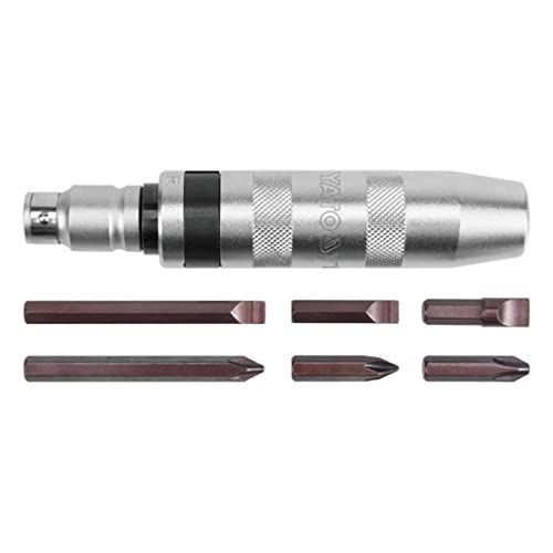 YATO YT-2801 Impact Driver Cr-V + 6 bits, 1 V, Zwart