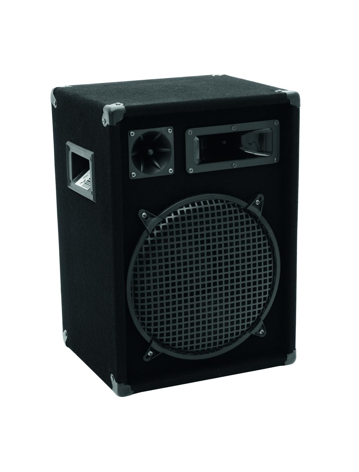 Omnitronic DX-1222 - 3-weg speaker - 300W - Zwart