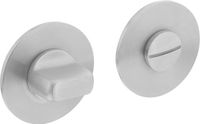 Intersteel rosace magnétique ronde avec serrure toilette/salle de bain inox brossé