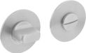 Intersteel rosace magnétique ronde avec serrure toilette/salle de bain inox brossé