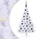 vidaXL Kunstkerstboom met 150 LED Wit 150 cm PVC en Staal
