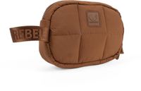 Fresh 'n Rebel Coze Mini - Puffy Etui & Organizer - Compacte Reistas voor Accessoires - Opbergtas met Slimme Vakindeling - Premium Afwerking - Latte Brown