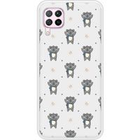 Panda Bedrukt siliconen hoesje compatibel met P40 Lite Koala