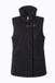 Ulla Popken - Dames - Bodywarmer mooie sluiting opstaande kraag volledig gevoerd - Zwart - Maat 50+