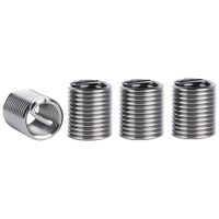 cyclingcolors 4 schroefdraadinzetstukken Helicoil, DIN 8140, standaard van roestvrij staal, draadreparatieinzetstuk M8 x 1,25 x 16 mm
