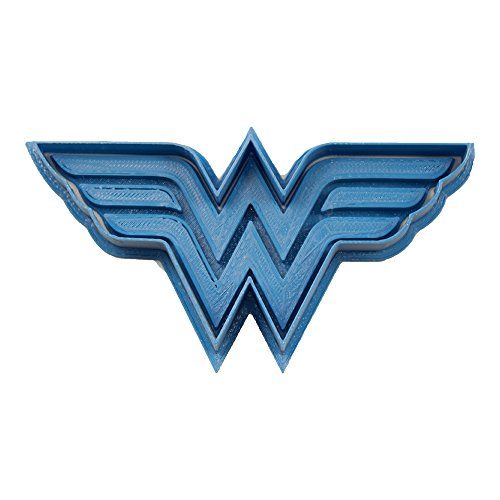 Cuticuter Wonder Woman Cookie Cutter - Blue - 8 x 7 x 1.5 cm