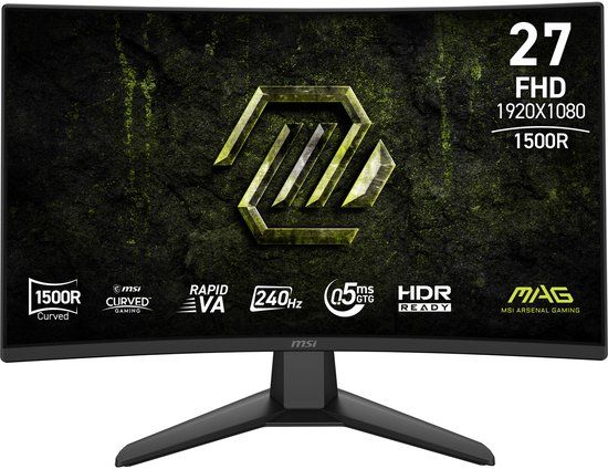 MSI MAG 274CF X24 - 27 inch - Full HD - 240Hz - VA - Curved
