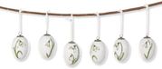 LOBERON Paasei set van 6 Willmare wit/groen