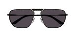 Balenciaga Bb0298sa Lunettes de soleil homme noir carrées noir 61mm