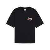 PUMA T-shirt boxy pour Hommes, Noir, Taille XXL