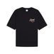 PUMA T-shirt boxy pour Hommes, Noir, Taille XXL