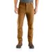 Carhartt Rugged Flex Straight Fit Duck met versterkte voorkant werkbroek voor heren (1 stuk), Carhartt Bruin