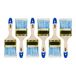 Hardy Working Tools 6 stuks platte kwastenset 75 mm Serie 42