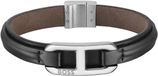 BOSS HBJ1580783M Homme Bracelet - Bracelet en cuir