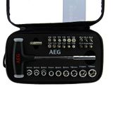 AEG Gereedschapskoffer 005069 T-sleutel met dopsleutels en bits