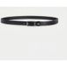 Calvin Klein Full Grain Leather Logo Belt Black/shiny Nickel Taille: 65
