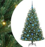 vidaXL Kunstmatige Inklapbare Kerstboom Groen 150 cm PVC en Metaal