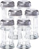 Zeller 5x moulin à poivre et sel/set pots/épandeurs 9,5 cm