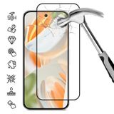 Honor Protecteur d'écran en verre trempé pour Honor X80i - Couverture complète - 9H - Bord noir