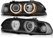 Viking Choice BMW Koplampen Xenon E39 09 95-06 03 ANGEL EYES D2S/H7 ZWART