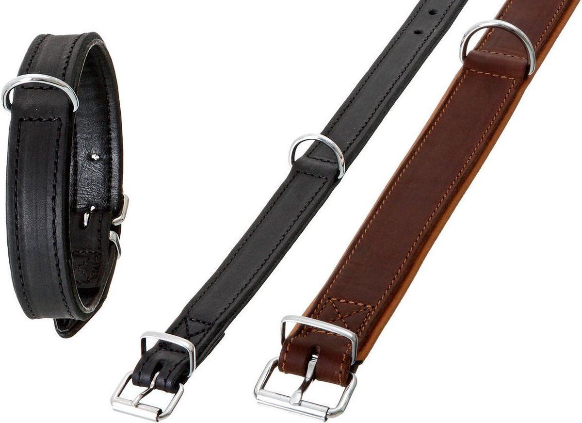 FLAMINGO Karlie Riem - Rondo Halsband - onderlijn Zwart 27mmx5