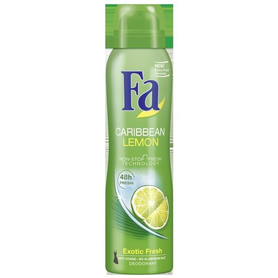 Fa Deospray Caribbean Lemon - 6 stuks