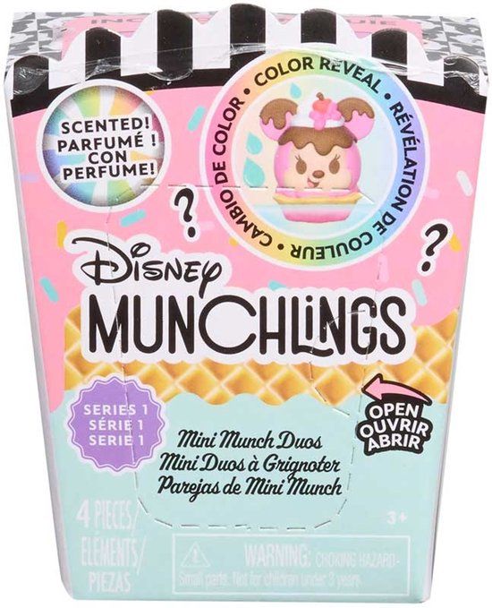 Merkloos Just Play Disney Munchlings Mini Munch Duos met accessoires