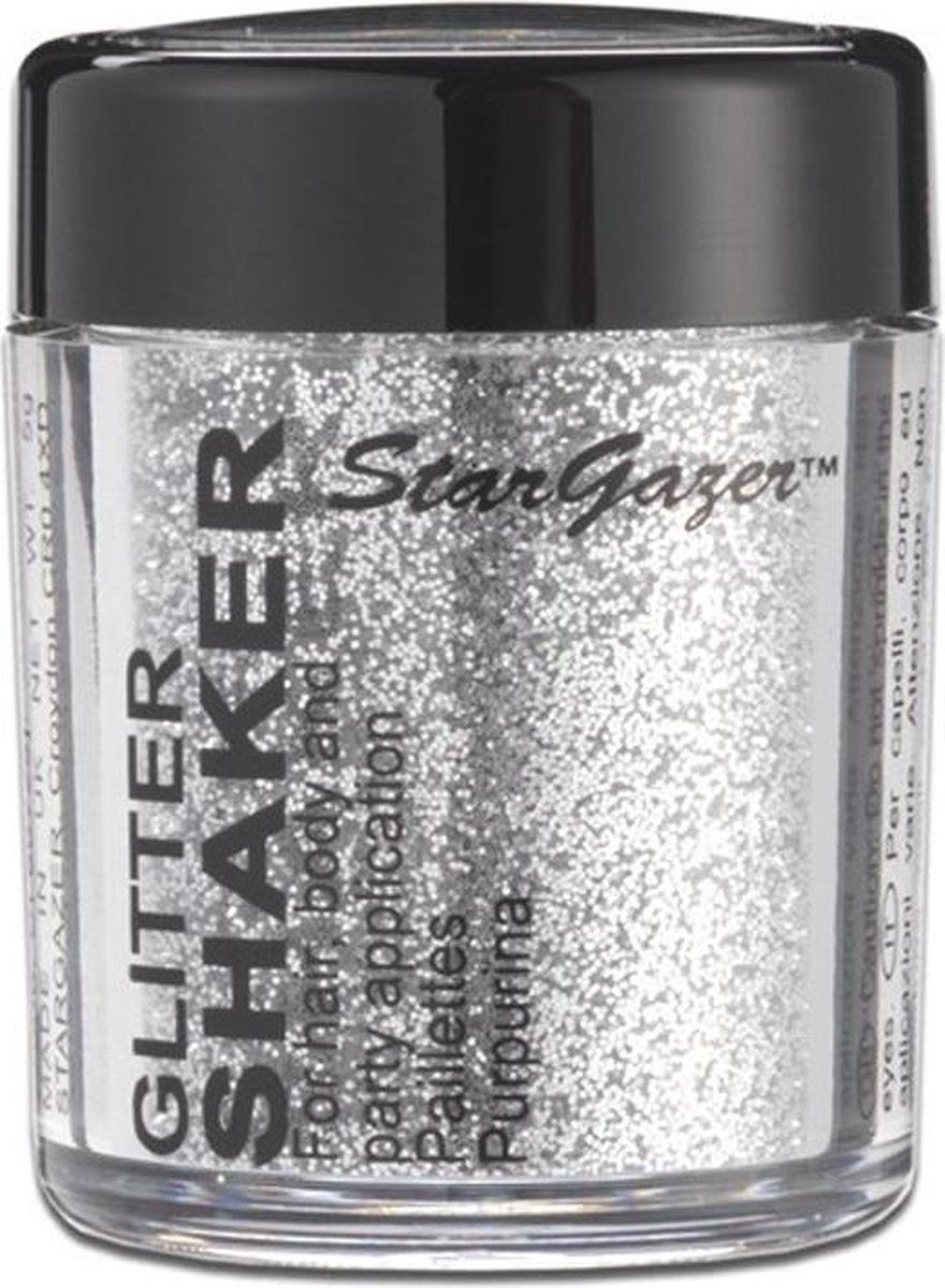 Stargazer Glitter shaker zilver - 5036469041037