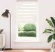 Maison Exclusive - Double store, couleur marbre beige, 105x200 cm, largeur tissu 100,9 cm, polyester