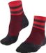 FALKE TK2 Short Stripe wandelsokken voor heren, middelsterke voering | Hoog comfort in het middengebergte