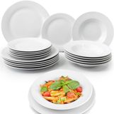 Shenzhen Haorui Industrial Technology Co., Ltd. Service de table 18 pièces en porcelaine pour 6 personnes - Design moderne et élégant