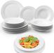 Shenzhen Haorui Industrial Technology Co., Ltd. Service de table 18 pièces en porcelaine pour 6 personnes - Design moderne et élégant