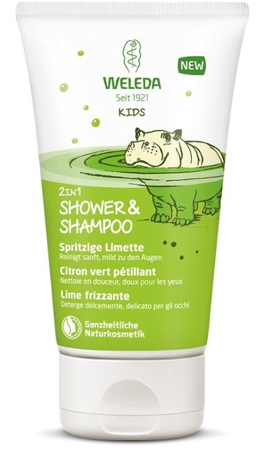 Weleda Kids 2-in-1 Shower & Shampoo Sprankelende Limoen 150ml
