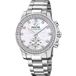 Jaguar J980/1 Polshorloge Hybride Dames Connected Zilverkleurig Staal Crème Saffierglas 5 ATM