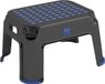 Kis Step Stool Premium - 42.8X35.8X37.6H zwart/aluminium