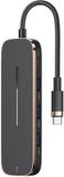 USAMS Hub 3xUSB + USB-C + HDMI noir/noir SJ578HUB01 (US-SJ578)