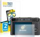 BROTECT - Screenprotector voor Panasonic Lumix DC-TZ200 - Folie Beschermfolie transparant 2 Stuks