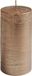 Spaas Metallic cilinderkaars 70/130 mm, ± 60 uur, geurloos - brons