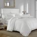 Laura Ashley | Dekbedovertrekset, ultrazacht en lichtgewicht beddengoed, stijlvol delicaat design sprei met bijpassende sham(s), katoen, wit, kingsize