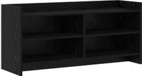 vidaXL TV-kast 100 x 33 x 47 cm Zwart eiken Bewerkt hout