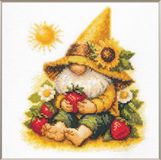 Aine Borduurpakket Sunshine Gnome - Zonneschijn Gnoom - A1043