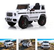 ES-TOYS Mercedes G63 AMG Elektrische Kinderauto - Wit