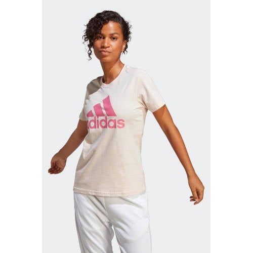 adidas Sportswear Sport T-shirt - ecru/roze