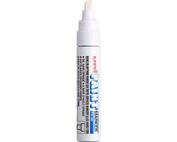 UNI Paint PX-30 White Paint Marker - 4 - 8.5 mm Chisel Tip - Oil-Based Paint Pen