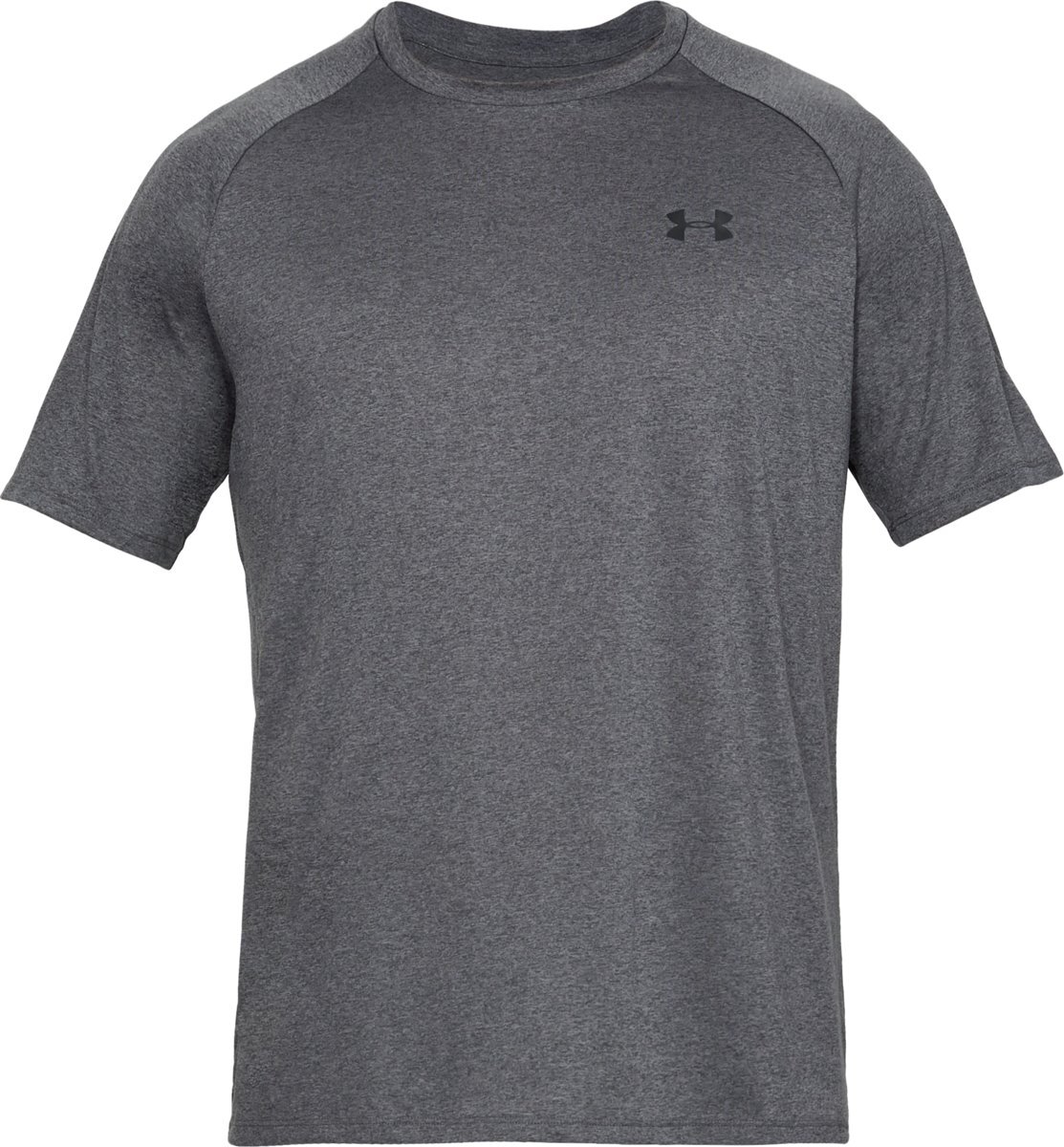 Under Armour Tech 2.0 SS Tee Heren Sportshirt - Maat S - Carbon Heather Het authentieke go-to training shirt 2.0