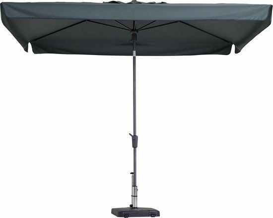 Madison Delos Rechthoekige Parasol - Grijs