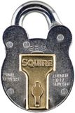 Squire Old English 220 - Hangslot - RVS Slot - Klassiek Slot met Sleutel