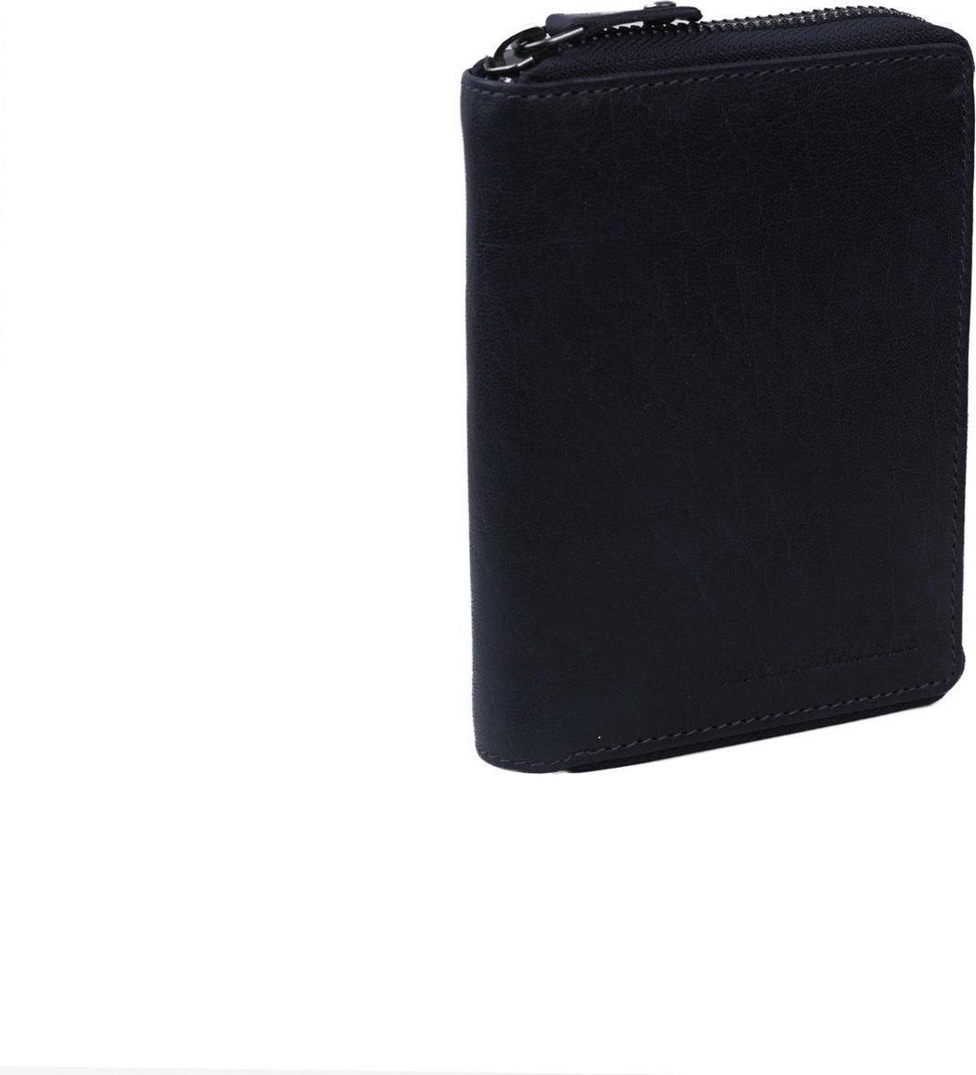 The Chesterfield Brand Leren Portemonnee Navy Helmond - 8719241063003